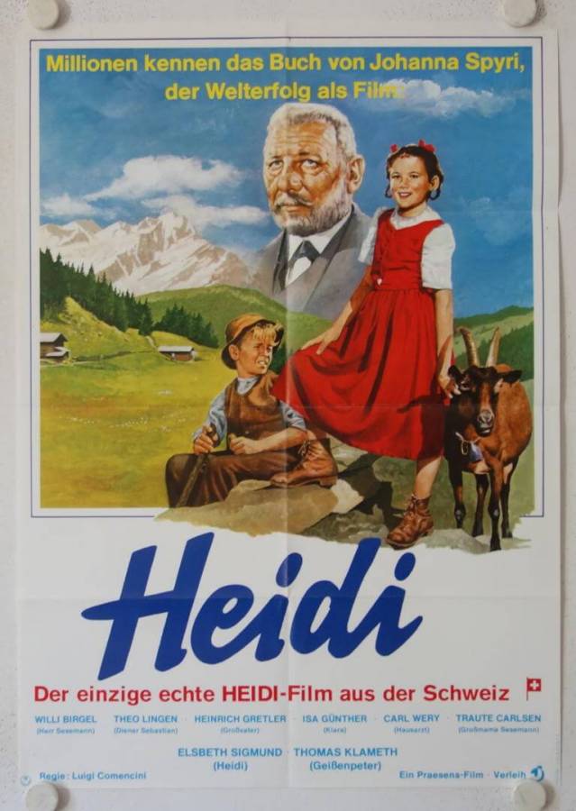 Heidi re-release german movie poster